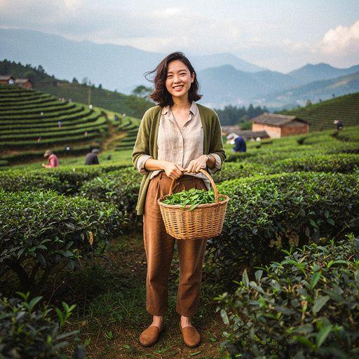 Dvojica šálok s horúcim Yunnan čajom na stole